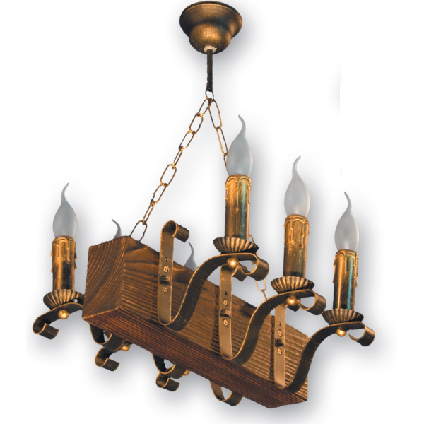 Люстра подвесная 6 свечей Е14 серии Lilia 130926