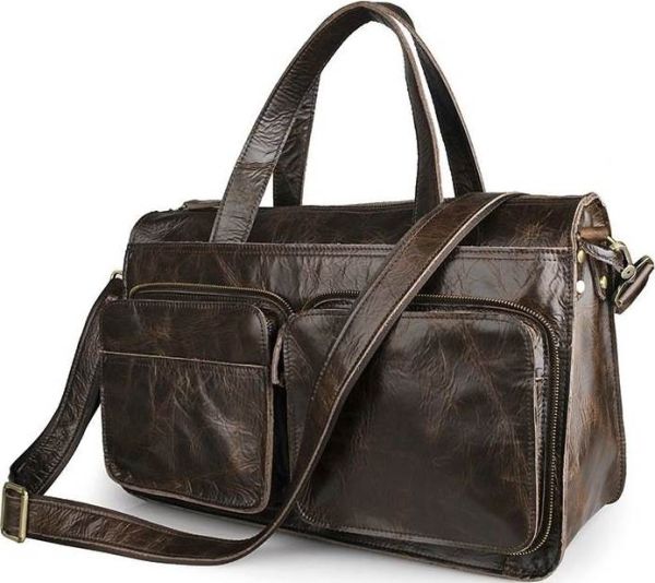 Сумка Vintage 14526 из натуральной кожи Коричневая Сумка Vintage 14526 из натуральной кожи Коричневая