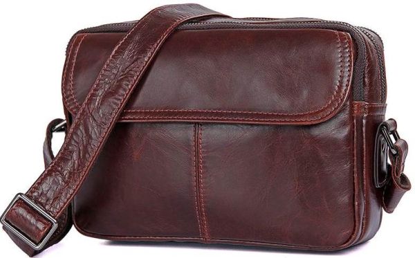 Сумка мужская Vintage 14558 из натуральной кожи Коричневая Сумка мужская Vintage 14558 из натуральной кожи Коричневая