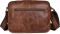 Сумка мужская Vintage 14583 кожаная Рыжая