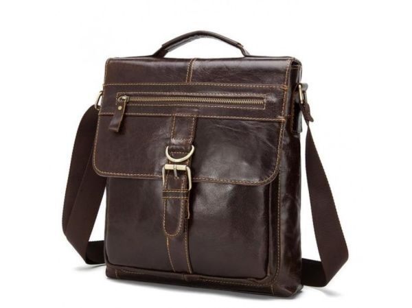 Мессенджер мужской Vintage 14629 кожаный Коричневый Мессенджер мужской Vintage 14629 кожаный Коричневый