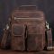 Сумка мужская Vintage 14640 кожаная Коричневая