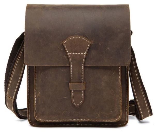 Cумка мужская вертикальная Vintage 14660 Коричневая Cумка мужская вертикальная Vintage 14660 Коричневая