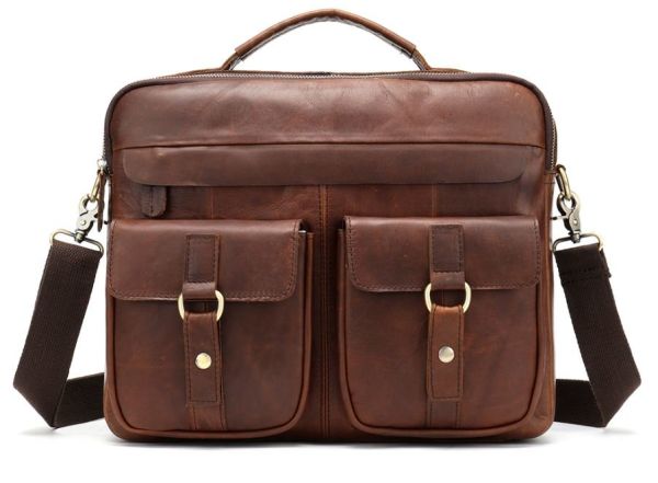 Сумка мужская Vintage 14717 Коричневая Сумка мужская Vintage 14717 Коричневая