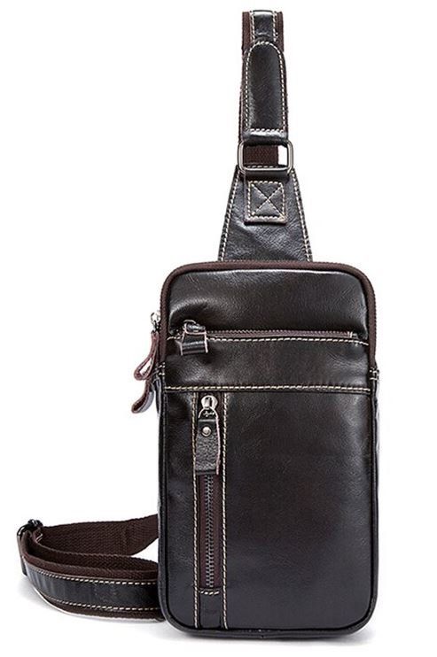 Сумка мужская гладкая Vintage 14741 Коричневая Сумка мужская гладкая Vintage 14741 Коричневая