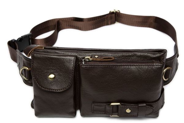 Поясная cумка мужская Vintage 14747 Коричневая Поясная cумка мужская Vintage 14747 Коричневая