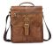 Сумка с потертостями Vintage 14754 Cветло-коричневая