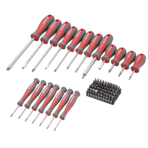 набор отверток с комплектом насадок 70 ед. INTERTOOL VT-3370