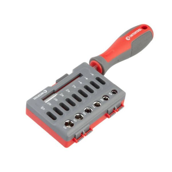 Отвертка с комплектом насадок 16 ед. INTERTOOL VT-3345