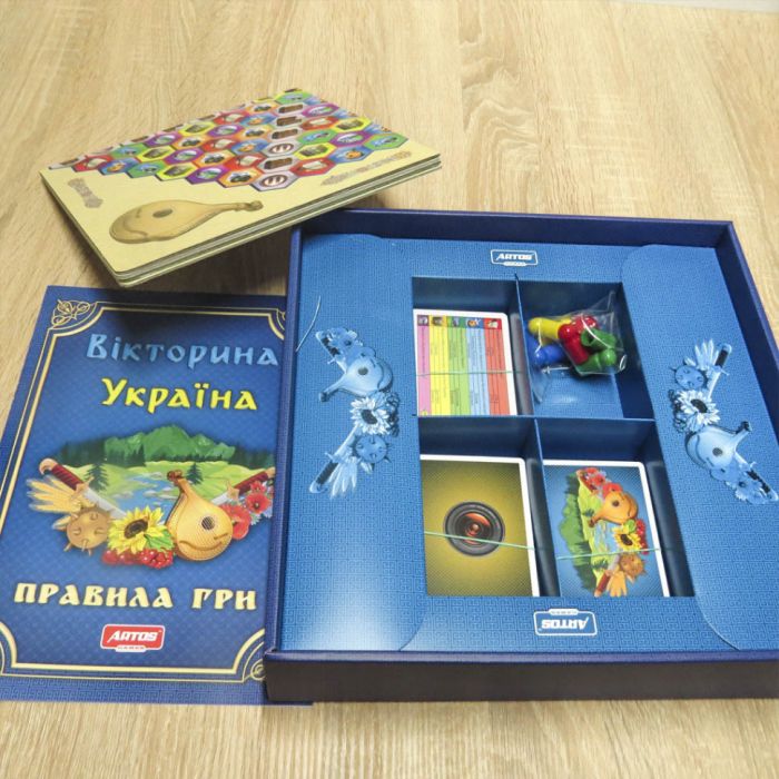 Настольная игра "Викторина Украина" 0994 развивающая игра