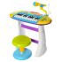Детский синтезатор на ножках BB383BD со стульчиком (Голубой)