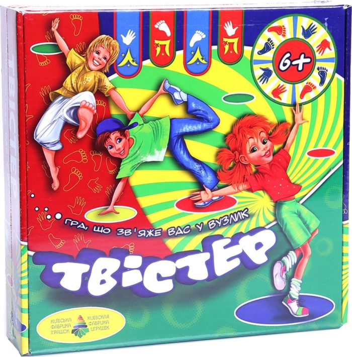 Игра "Твистер" 85297 с рулеткой 