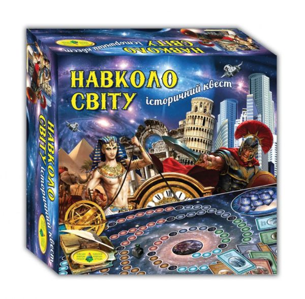 Настольная игра "Вокруг света" 82296 исторический квест