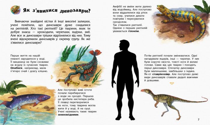 Детская энциклопедия про Динозавров 614022 для дошкольников