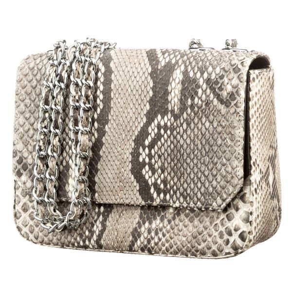 Клатч женский SNAKE LEATHER 18509 из натуральной кожи питона Серый Клатч женский SNAKE LEATHER 18509 из натуральной кожи питона Серый