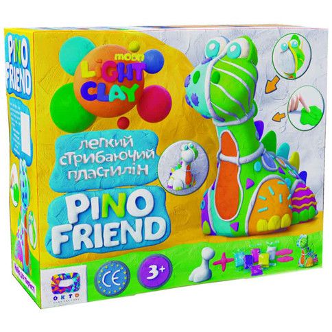 Набор легкого прыгающего пластилина Барди 70036 ТМ Moon Light Clay Pino Friend 