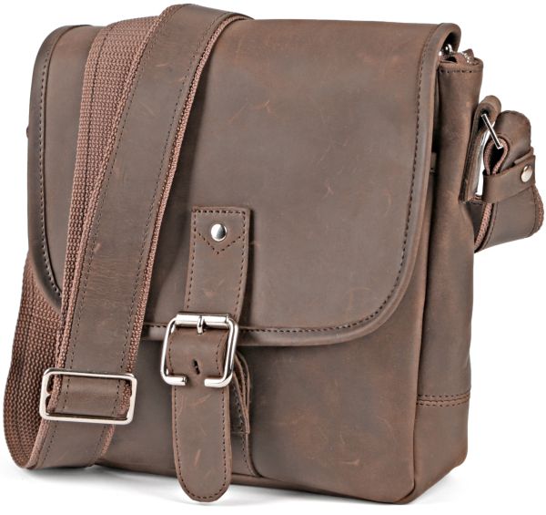Сумка SHVIGEL 00890 из винтажной кожи Коричневая Сумка SHVIGEL 00890 из винтажной кожи Коричневая