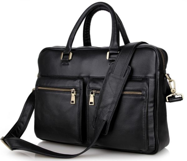 Сумка мужская Vintage 14241 для ноутбука Черная Сумка мужская Vintage 14241 для ноутбука Черная