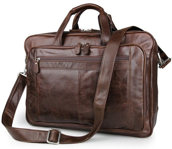 Сумка мужская Vintage 14371 для ноутбука 17 дюймов Коричневая Сумка мужская Vintage 14371 для ноутбука 17 дюймов Коричневая