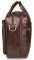 Сумка мужская Vintage 14371 для ноутбука 17 дюймов Коричневая