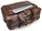 Сумка мужская Vintage 14371 для ноутбука 17 дюймов Коричневая