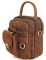 Сумка мужская Vintage 14416 в винтажном стиле Коричневая