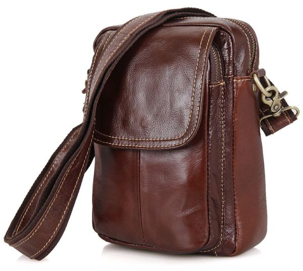 Сумка мужская Vintage 14417 Коричневая Сумка мужская Vintage 14417 Коричневая