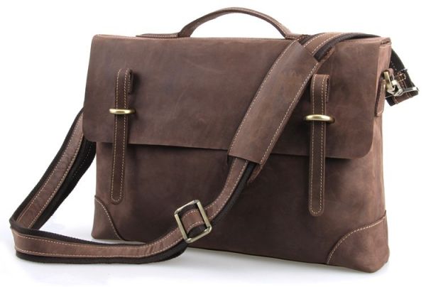 Портфель Vintage 14441 в винтажном стиле Коричневый