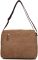 Сумка мужская Vintage 14445 текстильная Коричневая