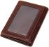 Визитница Vintage 14450 с отделением для карточек Коричневая