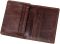 Визитница Vintage 14450 с отделением для карточек Коричневая