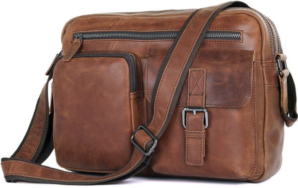 Сумка мужская Vintage 14466 Коричневая Сумка мужская Vintage 14466 Коричневая