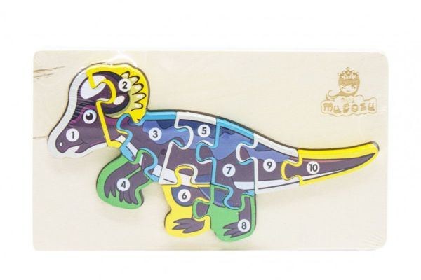 Детские развивающие пазлы с цифрами. Динозавры MD 2507 деревянные (Цератопс MD 2507-6) Детские развивающие пазлы с цифрами. Динозавры MD 2507 деревянные (Цератопс MD 2507-6)