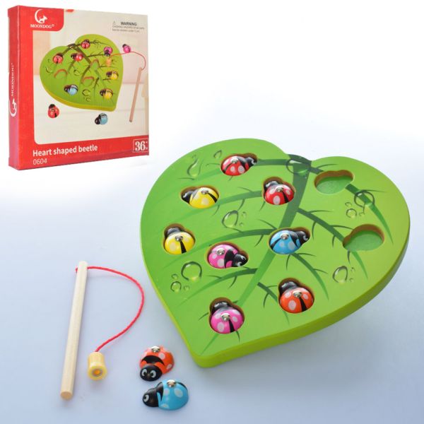 Детская игрушка магнитная рыбалка MD 2121 деревянная Детская игрушка магнитная рыбалка MD 2121 деревянная