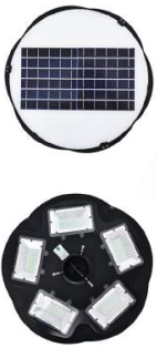 Светильник консольный с д/р. на солнечной панели LED 200W 6400K IP65 1700Lm 3,5м. 60м²/1/4