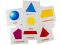 Развивающие карточки "Геометрические фигуры" (110х110 мм) 65797 на англ. /укр. языке