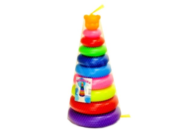 Детская пирамидка сортер Мишка №4 07014 пластиковая