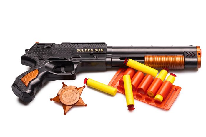 Игрушечный дробовик "Marshal"  Golden Gun 915GG с мягкими пулями