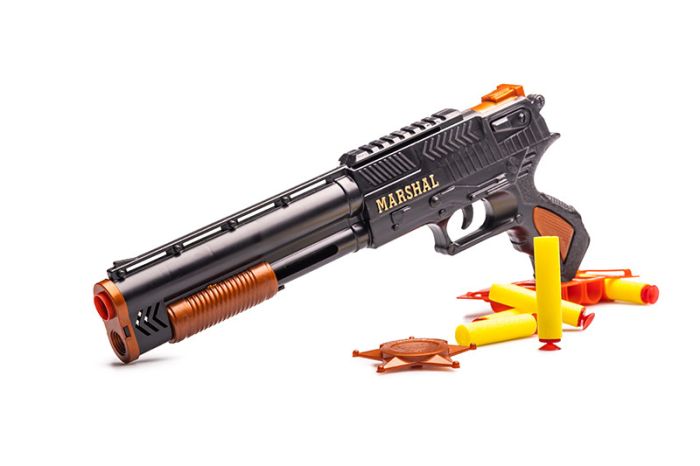 Игрушечный дробовик "Marshal"  Golden Gun 915GG с мягкими пулями