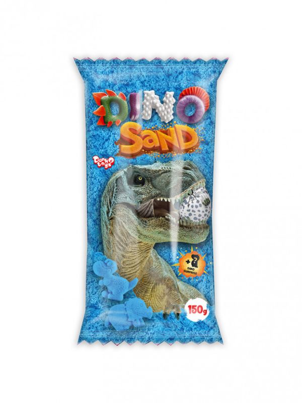 Набор для творчества "Кинетический песок "Dino Sand" DS-01, 150 грамм (Синий)