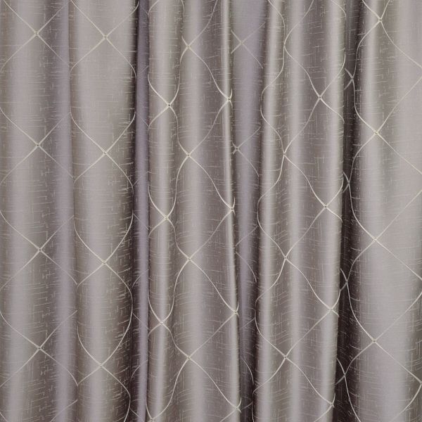 Тканина портьєрна жакардова Нео V-1401 сіра
