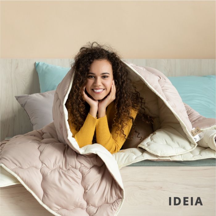 Ковдра WOOLLY вовняна всесезонна ТМ IDEIA 175х210 см