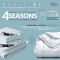 Ковдра 4 Seasons ЗИМА - ЛІТО антиалергенна тепла TM IDEIA 155*210 біла