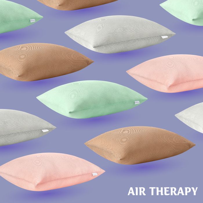 Набір подушок з дихаючою сіткою та аналогом лебединого пуху AIR THERAPY 50х70, 2 шт беж