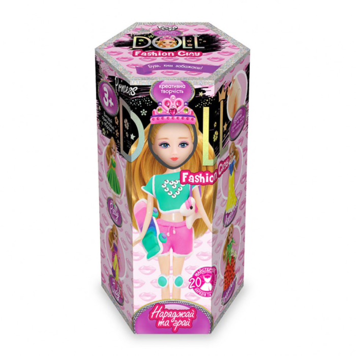 Детский набор для творчества "Princess Doll"  CLPD-02 (Розовые шорты)