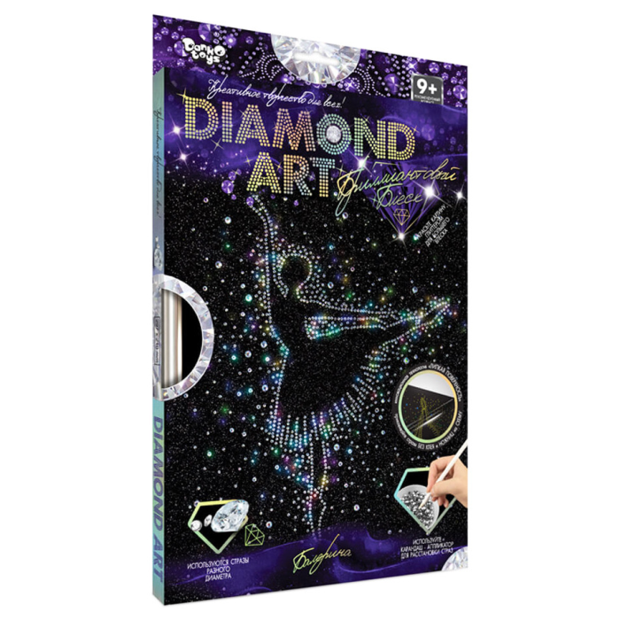 Комплект креативного творчества DAR-01 "DIAMOND ART" (Балерина)