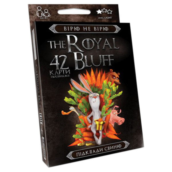 Карточная игра The ROYAL BLUFF RBL-01 на украинском языке (RBL-01-01U)