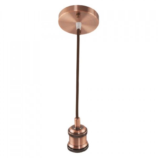 Светильник подвесной Horoz TESLA Е27 медь