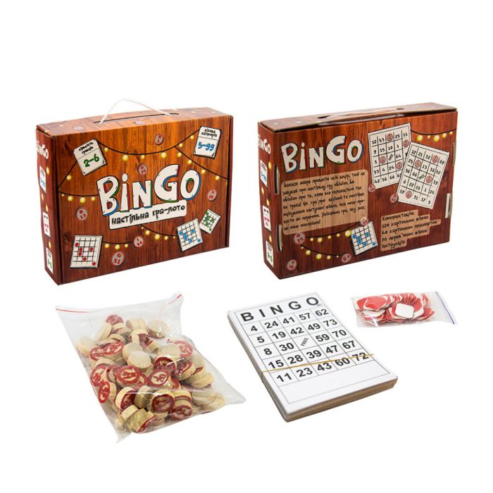 Настольная игра-лото "BinGo" 30757 укр