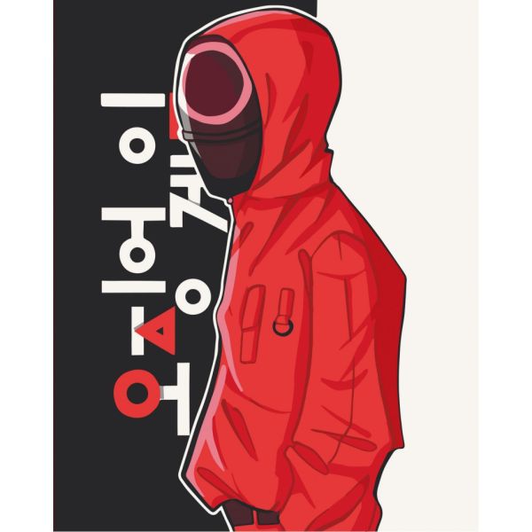 Картина по номерам "Игра в кальмара. Рабочий" Art Craft 10298-AC 40х50 см Картина по номерам "Игра в кальмара. Рабочий" Art Craft 10298-AC 40х50 см